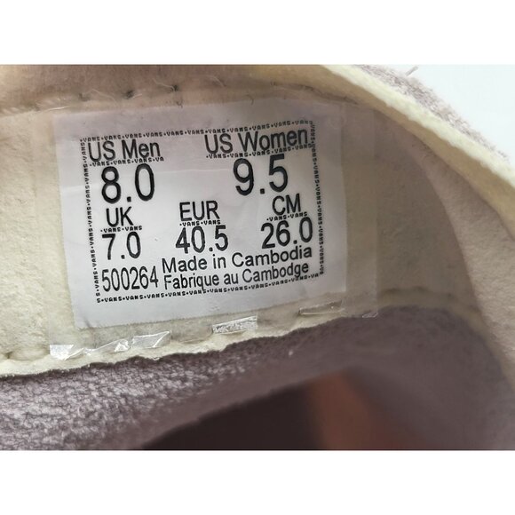 Vans UltraRange EXO Shoes Womens Size 9.5 Mens 8‎ Pink White Suede Mesh Low Top - Picture 8 of 10